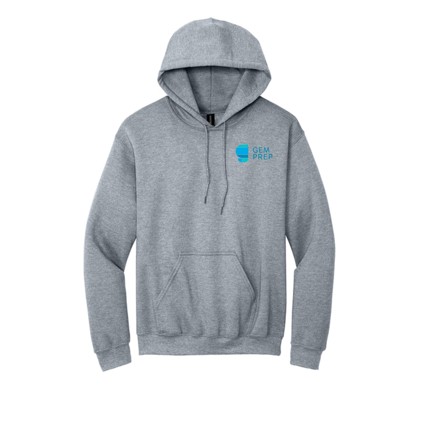 Gem Prep Dress Code - Embroidered Gildan® Heavy Blend™ Hooded Sweatshirt - 18500