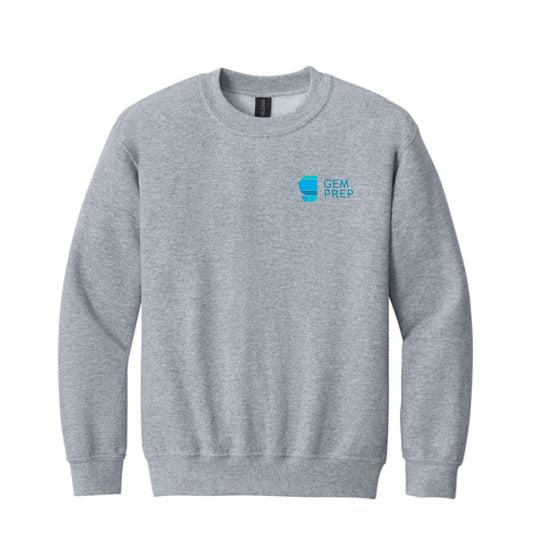 Gem Prep Dress Code - Embroidered Gildan® Youth Heavy Blend™ Crewneck Sweatshirt - 18000B