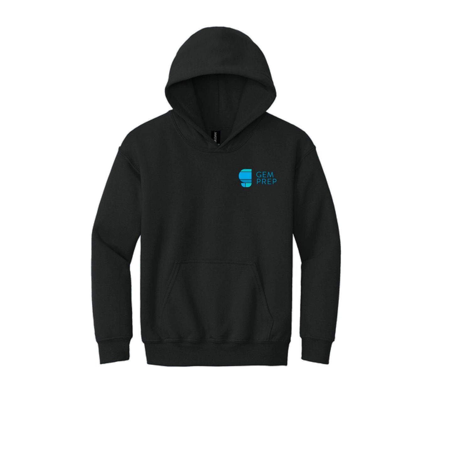 Gem Prep Dress Code - Embroidered Gildan® Youth Heavy Blend™ Hooded Sweatshirt - 18500B