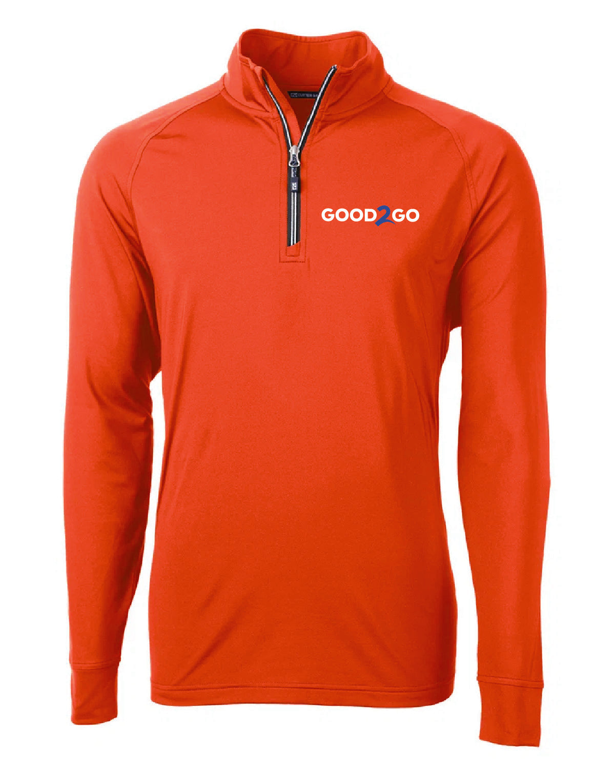 Good2Go - Embroidered - Pocket Design - Cutter + Buck Men's Stretch Quarter Zip - MCK01143