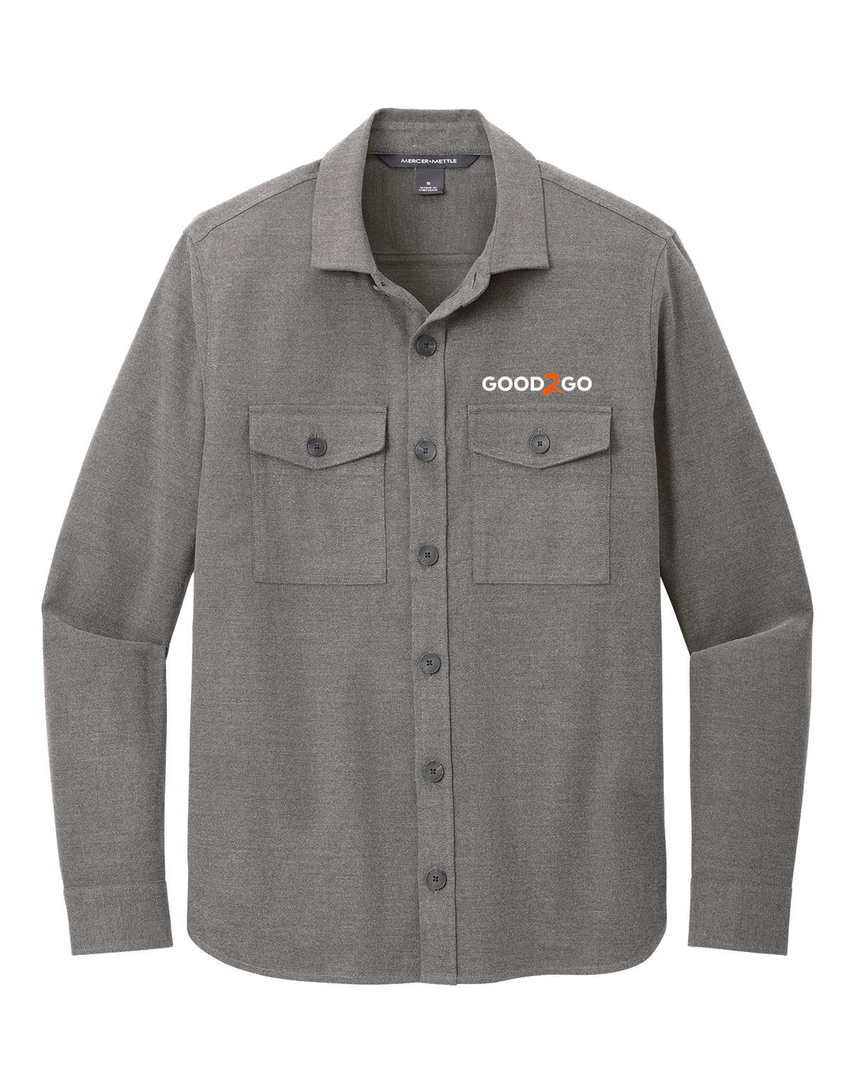 Good2Go - Embroidered - Mercer+Mettle Twill Overshirt - MM2020