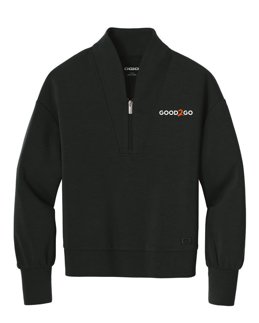Good2Go - Embroidered - Ogio Women's Quarter Zip - LOG861