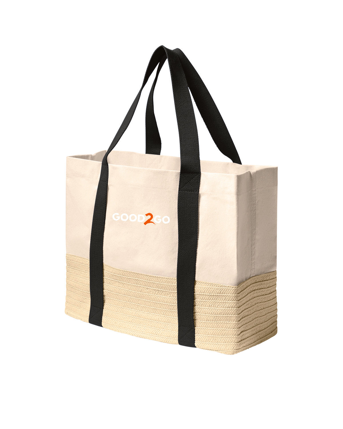 Good2Go - Printed - Port Authority Straw Market Tote - BG450