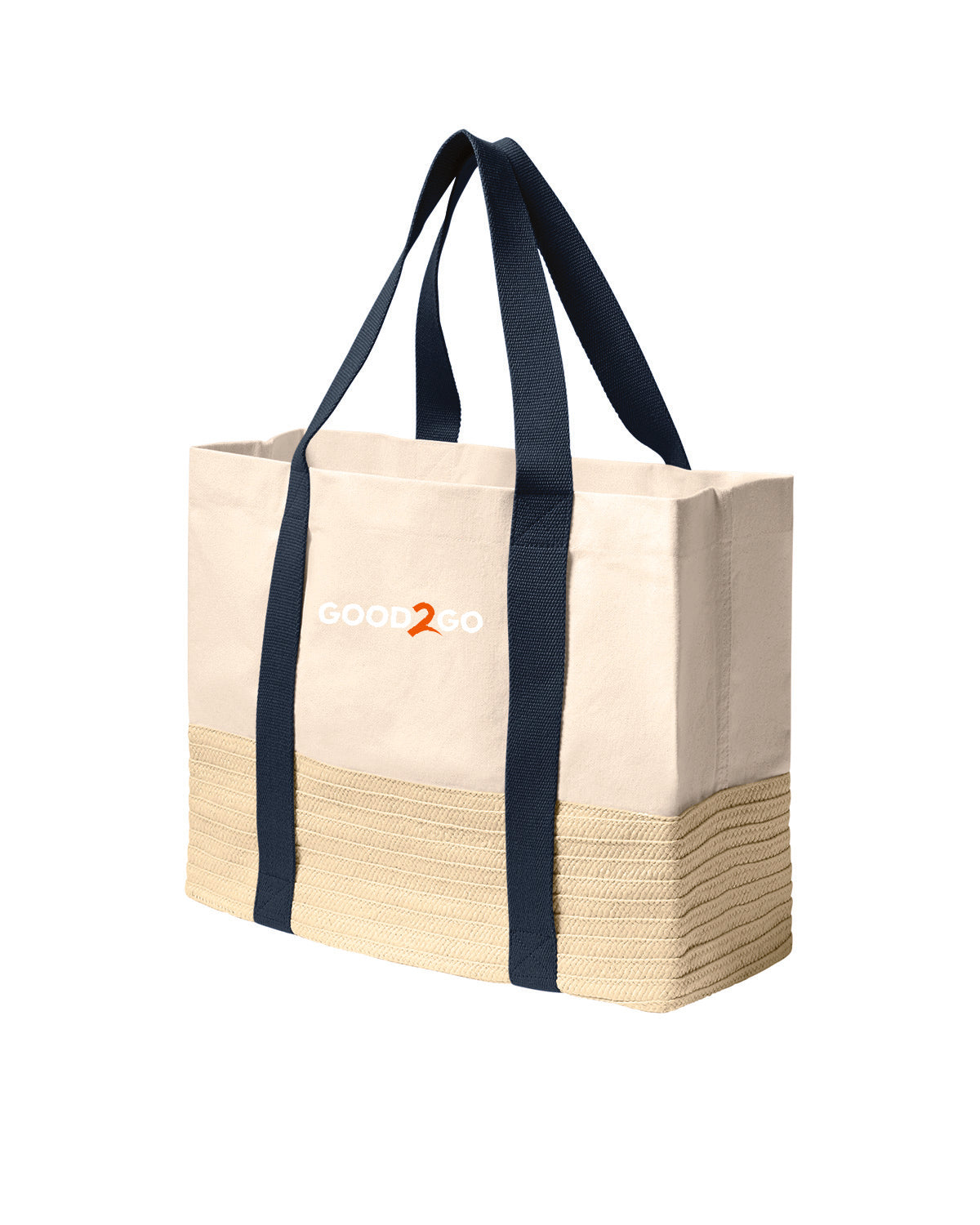 Good2Go - Printed - Port Authority Straw Market Tote - BG450