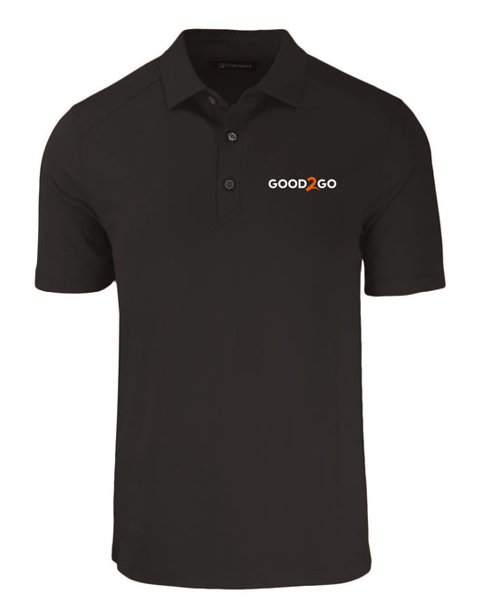 Good2Go - Embroidered - Pocket Design - Cutter + Buck Men's Polo - MCK01236