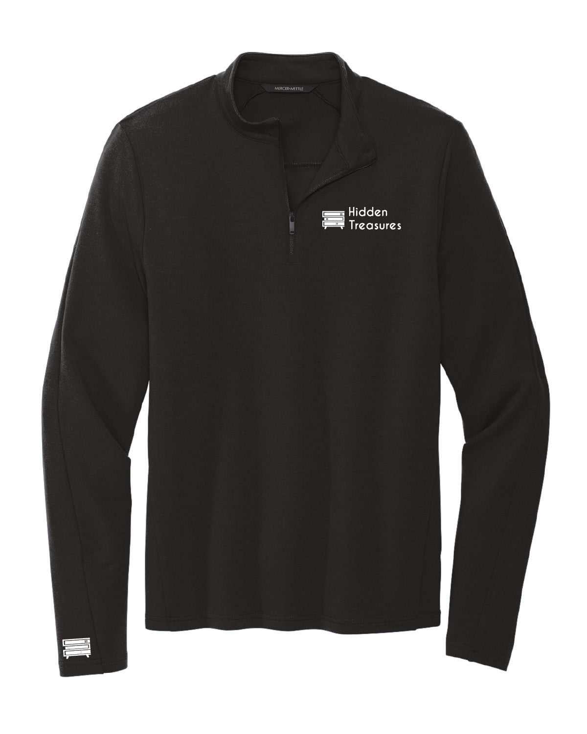 Hidden Treasures - Printed Pocket and Sleeve - Mercer+Mettle Quarter Zip - MM3010