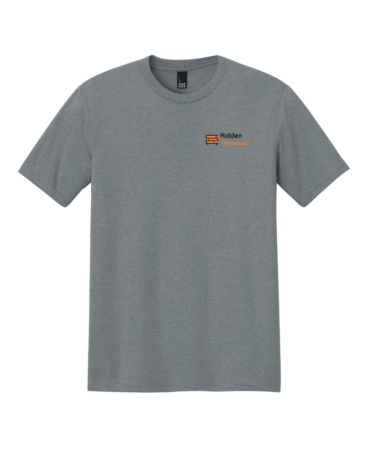Hidden Treasures - Printed Pocket - District Perfect Tri Tee - DM130