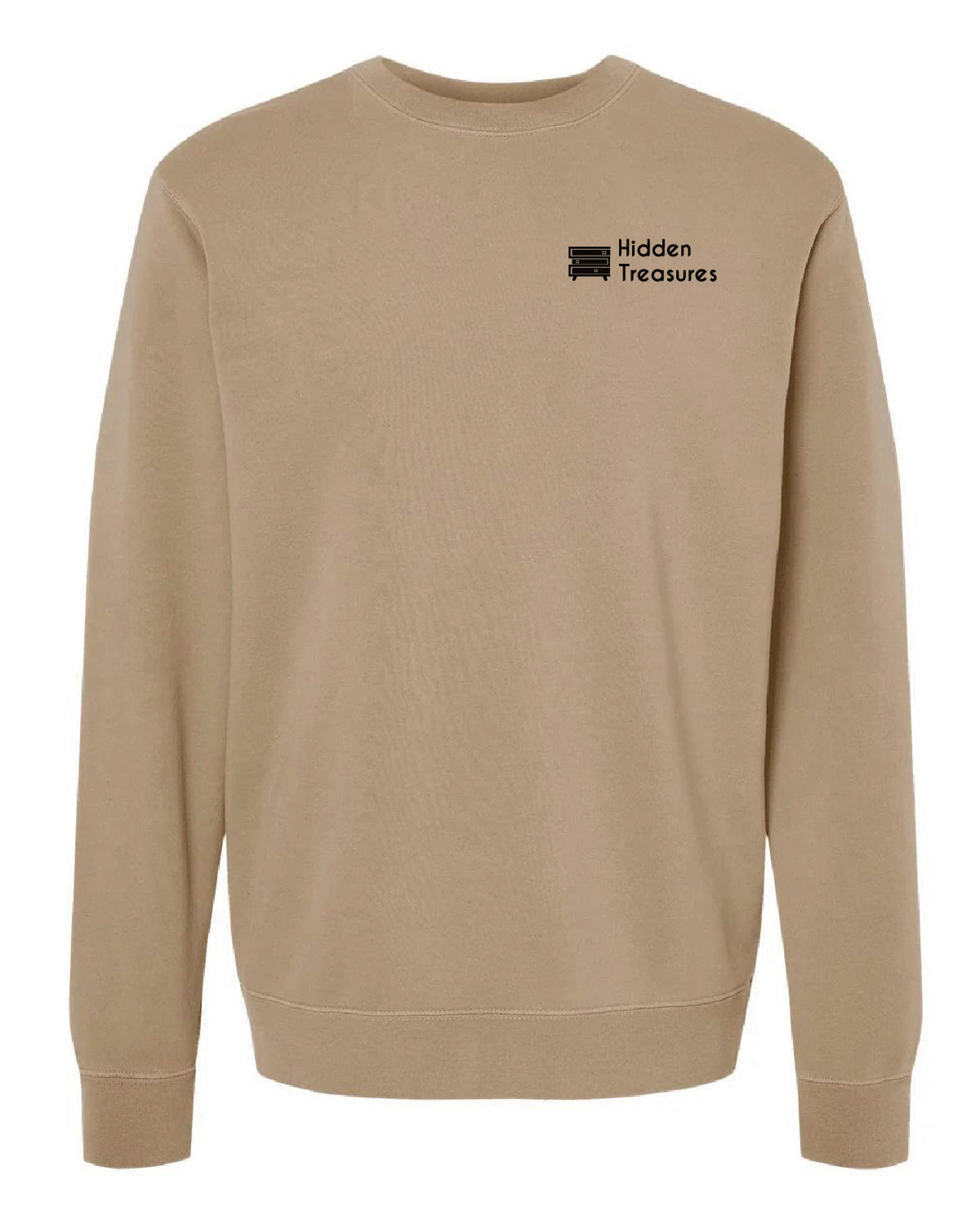 Hidden Treasures - Printed Pocket - Independent Pigment Dyed Crewneck - PRM3500
