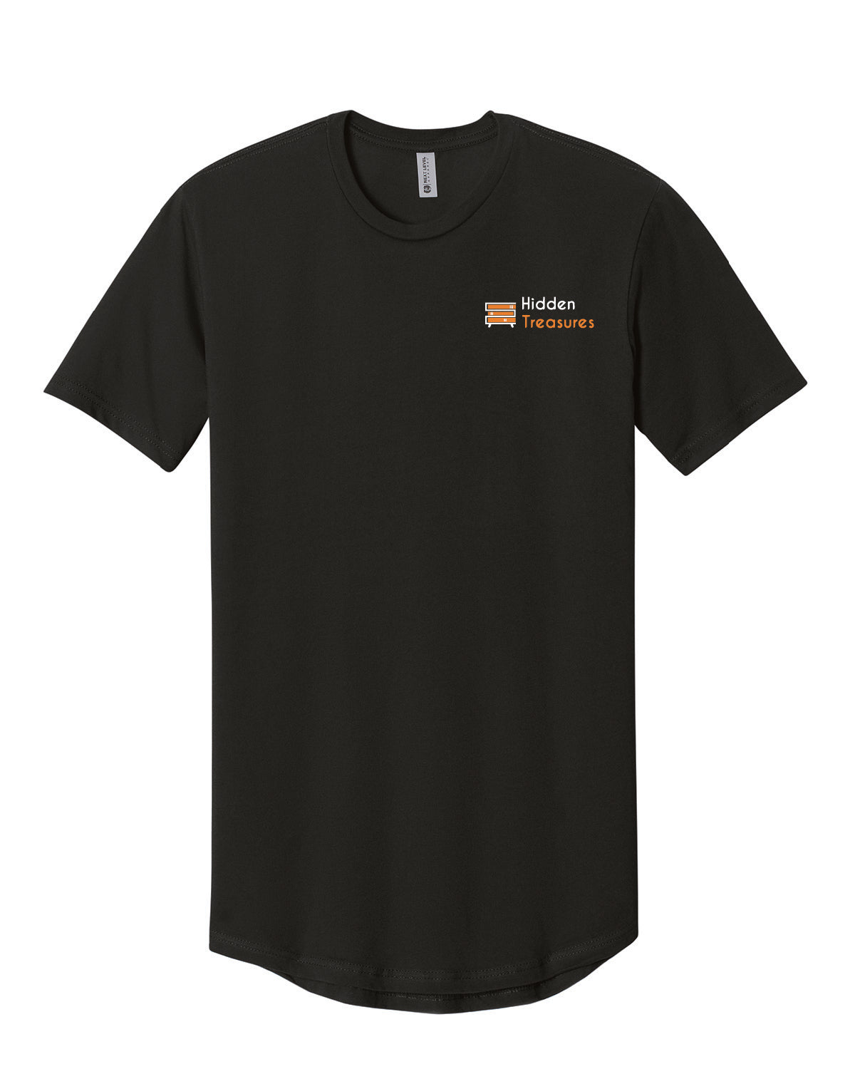 Hidden Treasure - Printed Pocket - Next Level Long Body Tee - NL3602