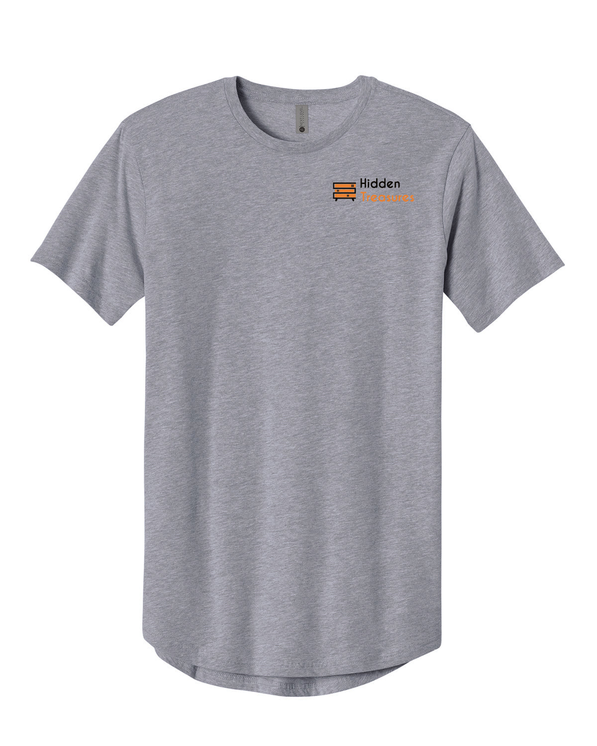 Hidden Treasure - Printed Pocket - Next Level Long Body Tee - NL3602