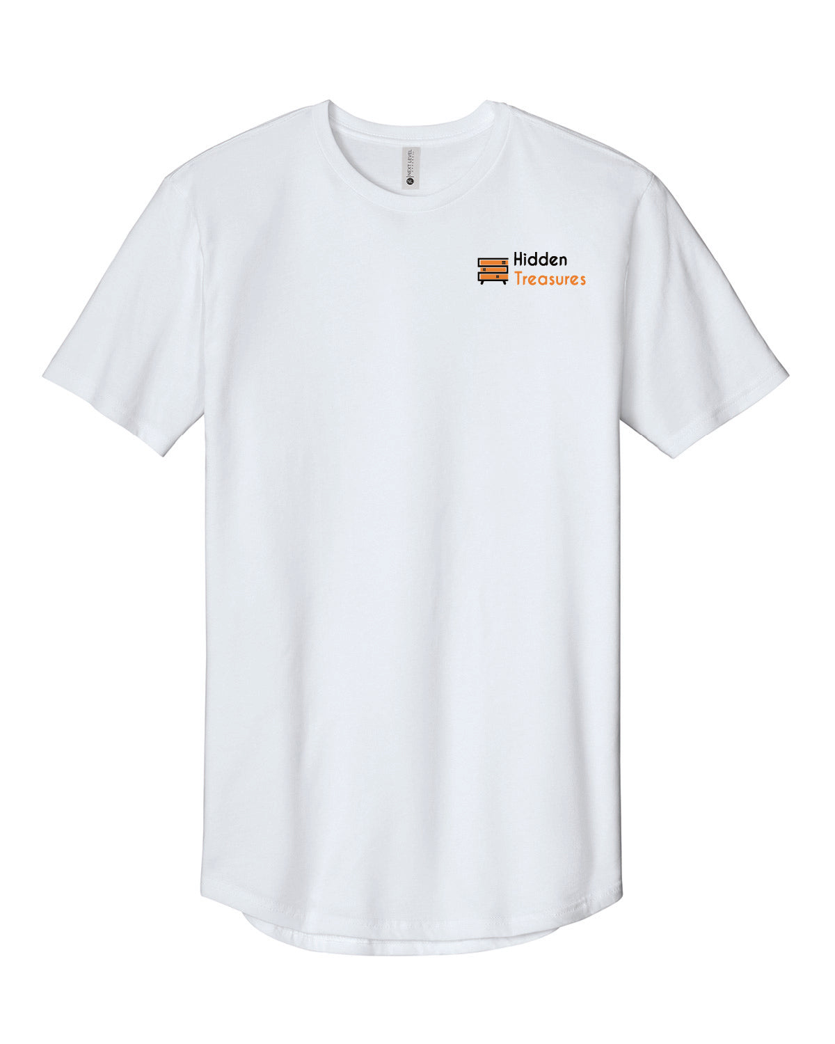 Hidden Treasure - Printed Pocket - Next Level Long Body Tee - NL3602