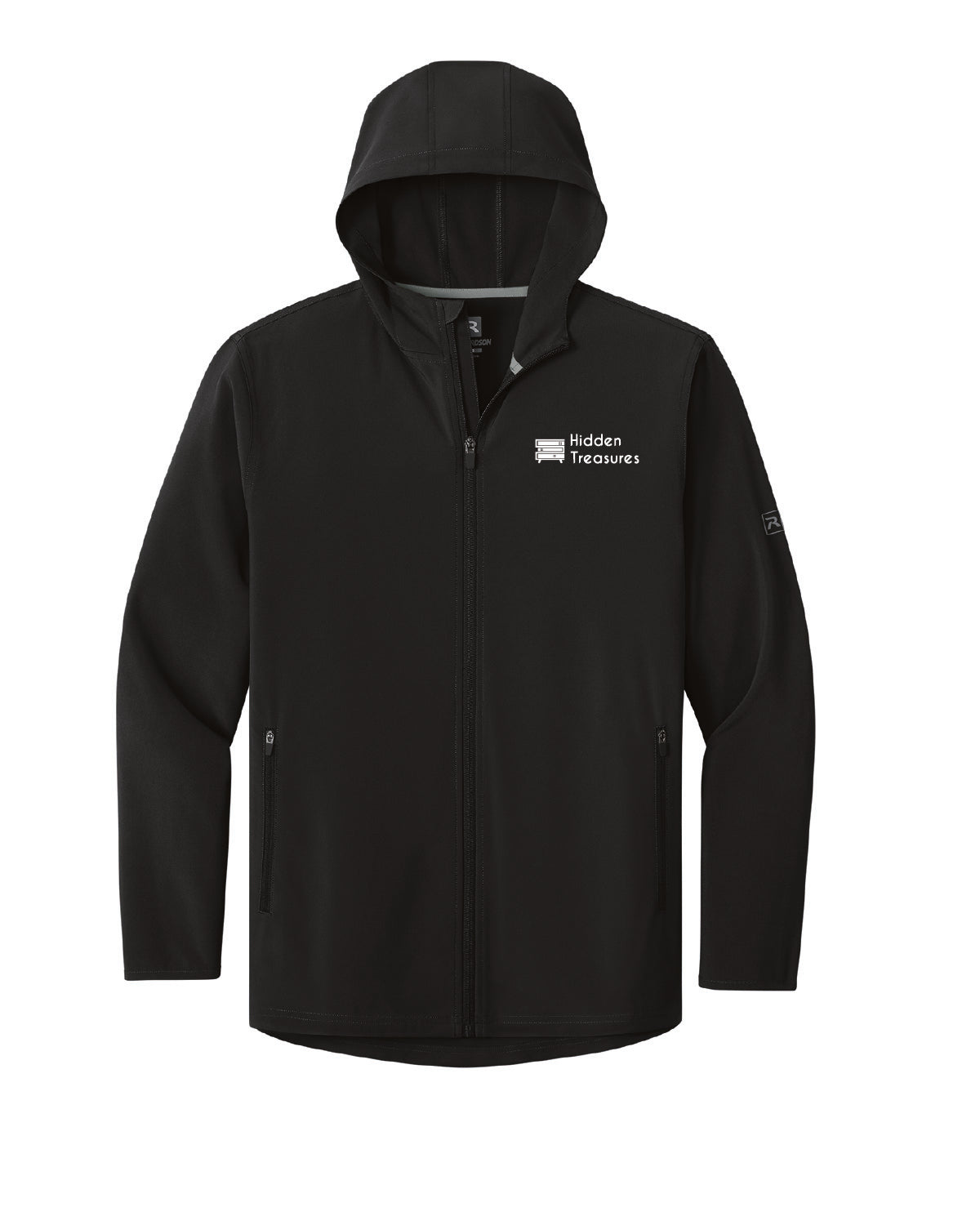 Hidden Treasures - Embroidered Pocket - Richardson Hooded Wind Jacket - RA7400FZH