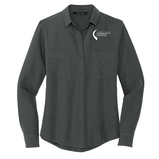 Idaho Falls Community Hospital (Dual Branded) - Women's Stretch Crepe LONG SLEEVE