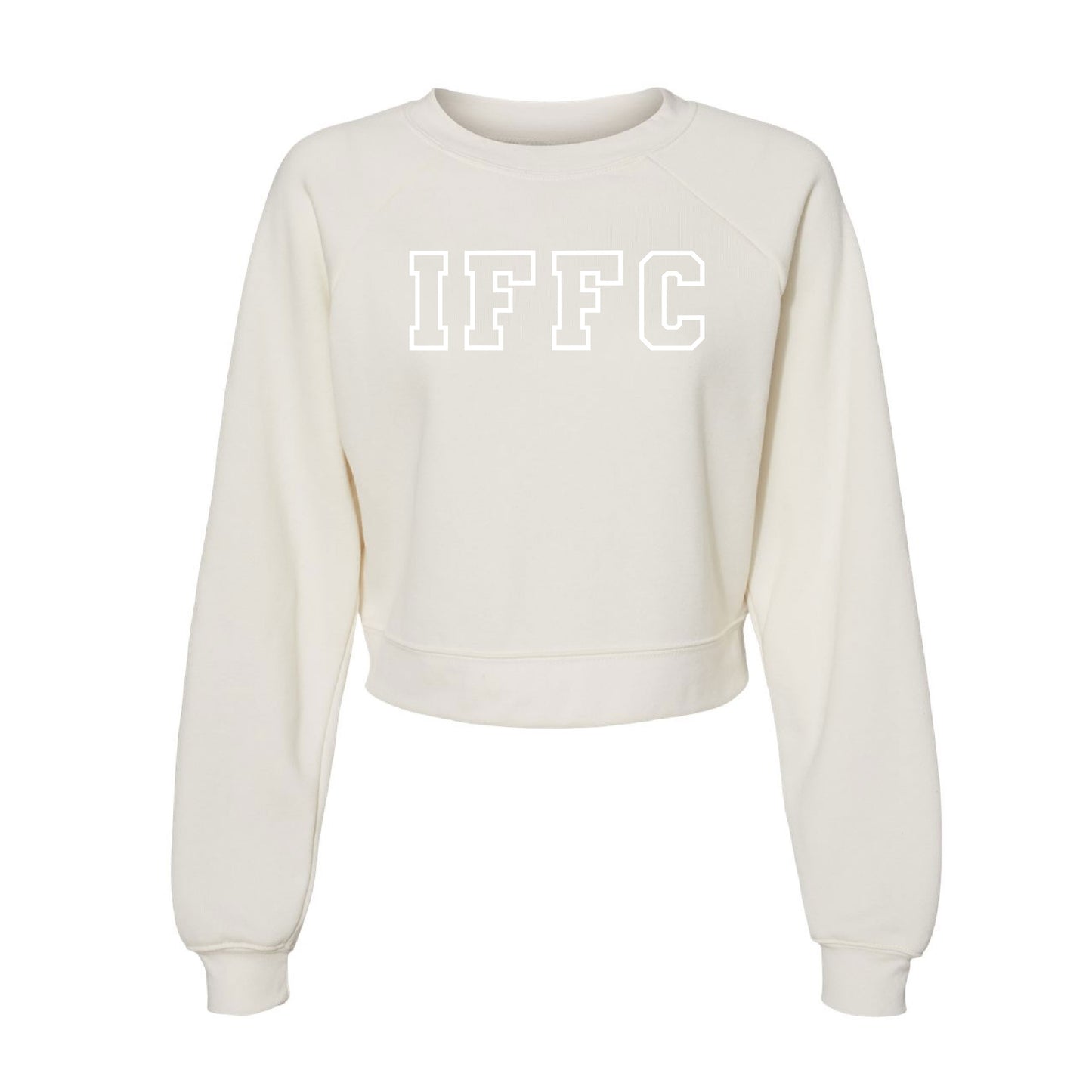 IFFC Outline - Bella Canvas Cropped Sweatshirt (embroidered)