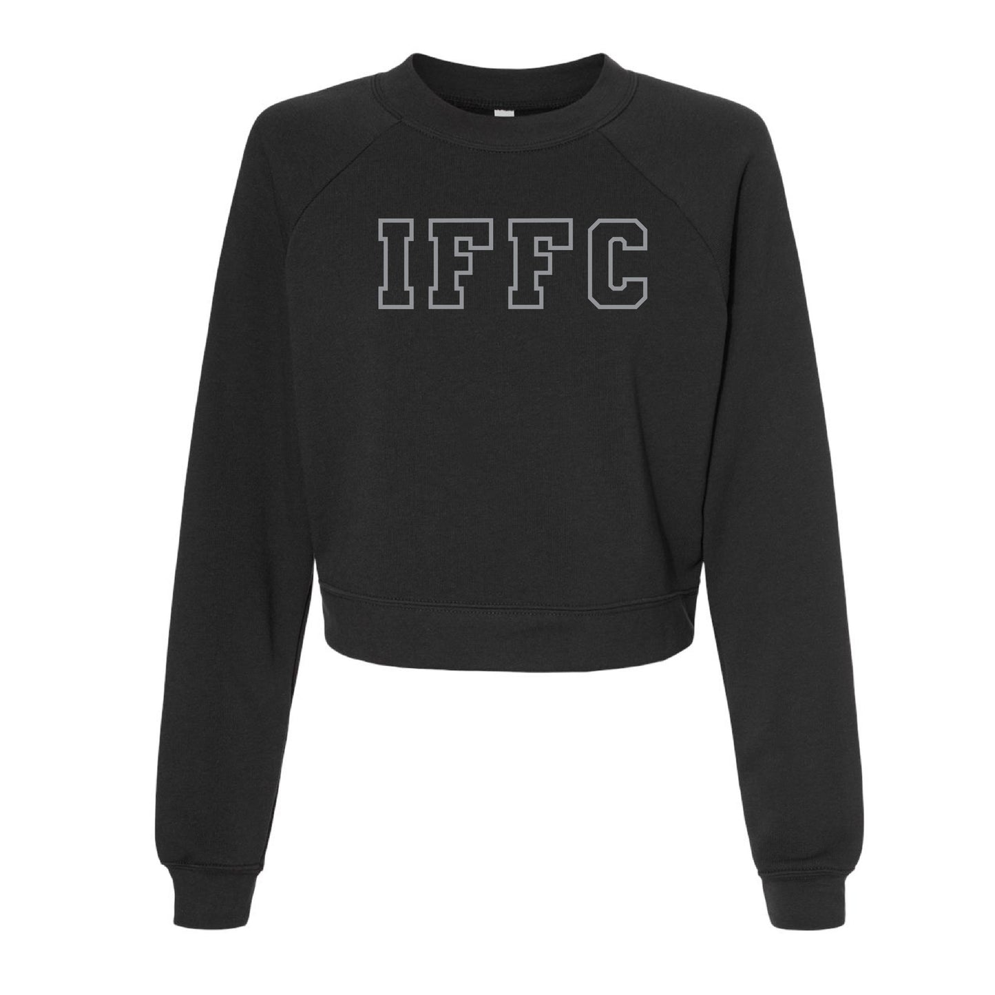 IFFC Outline - Bella Canvas Cropped Sweatshirt (embroidered)