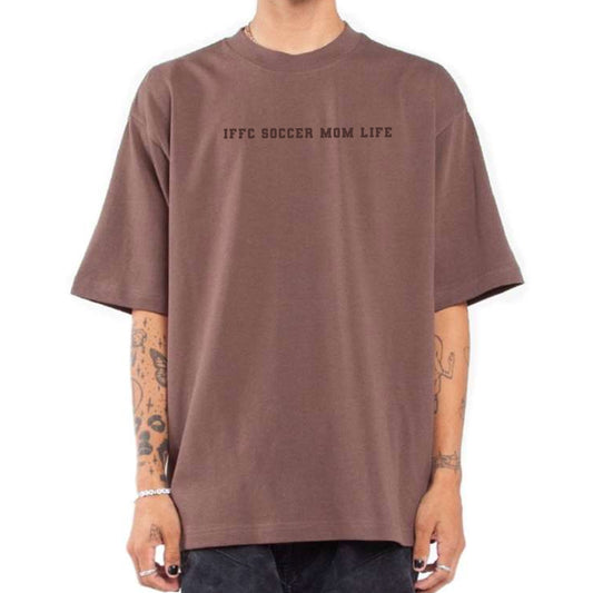 IFFC Soccer Mom Life - Shaka Oversized Tees (embroidered tone-on-tone)