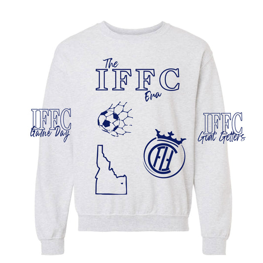 The IFFC Era (images all over front & back) - Ash Gildan Heavyweight Sweatshirt
