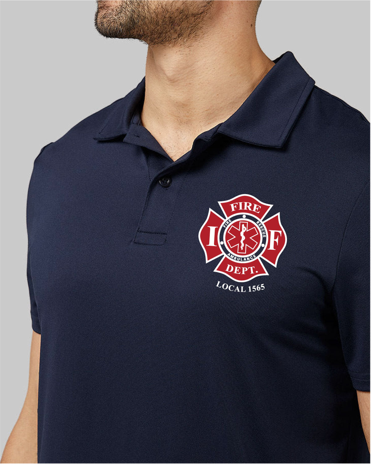 IFFD Local 1565 - 32 Degrees Men's Cool Classic Polo
