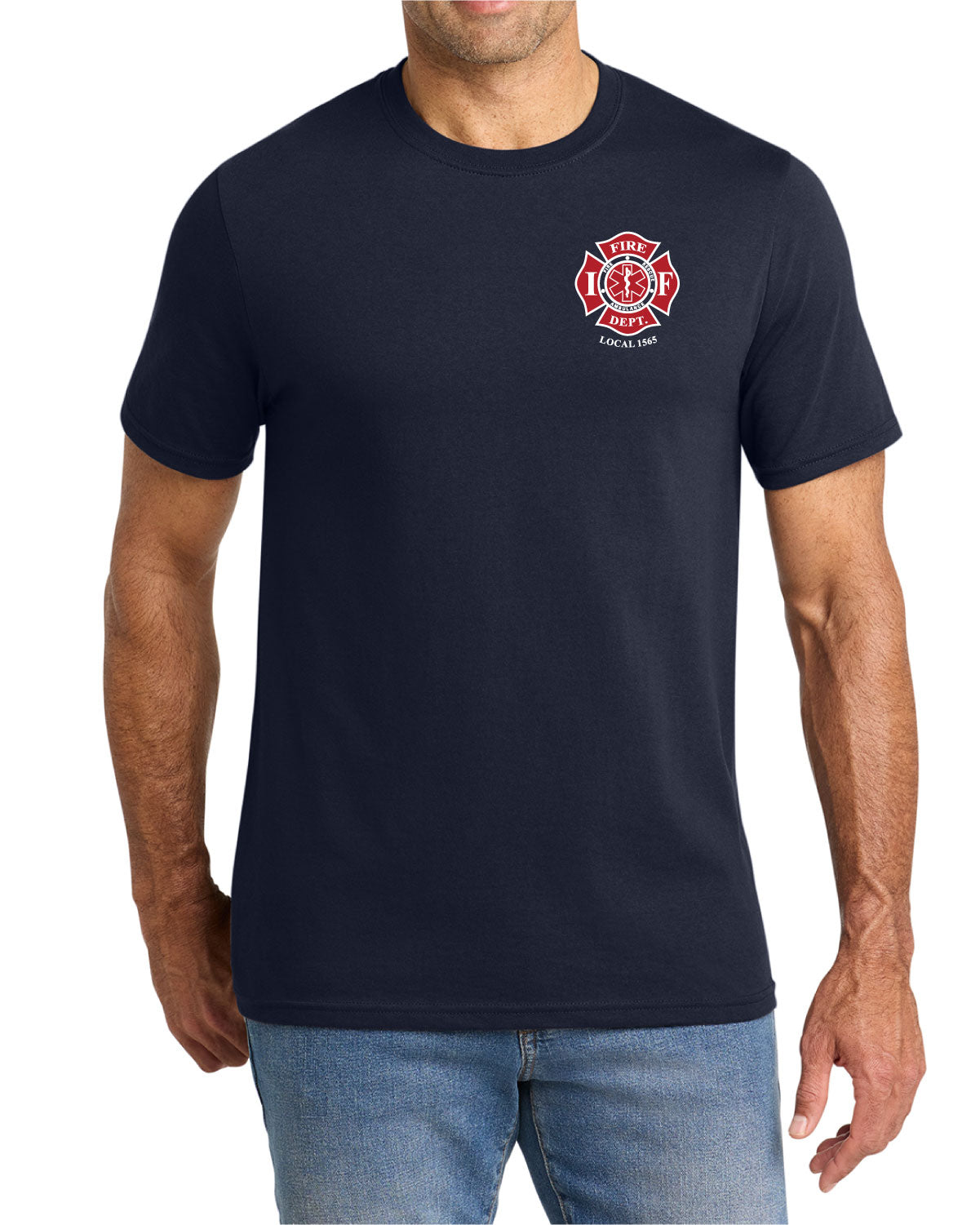 IFFD Local 1565 - VL100 Volunteer Knitwear™ All-American Tee