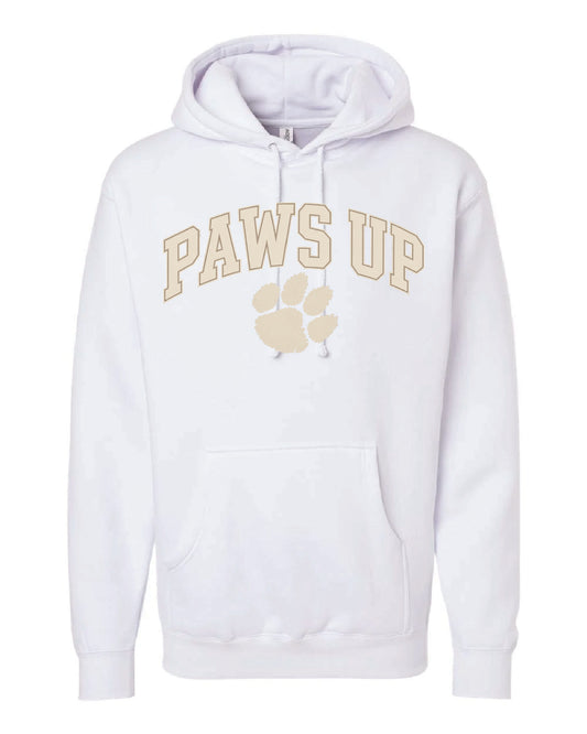Tiger Club - Paws Up Applique - Independent Trading Hoodie - IND4000