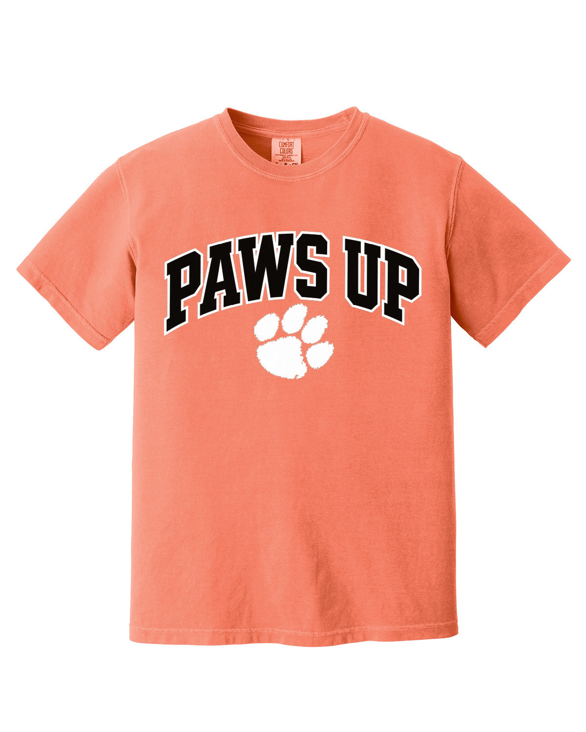 Tiger Club - Paws Up Printed - Comfort Colors Tee - 1717