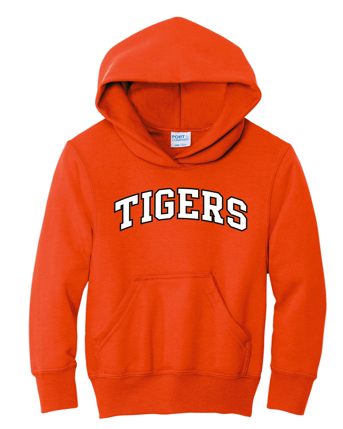 Tiger Club - Tigers Printed - Youth Port and Co Hoodie - PC78YH
