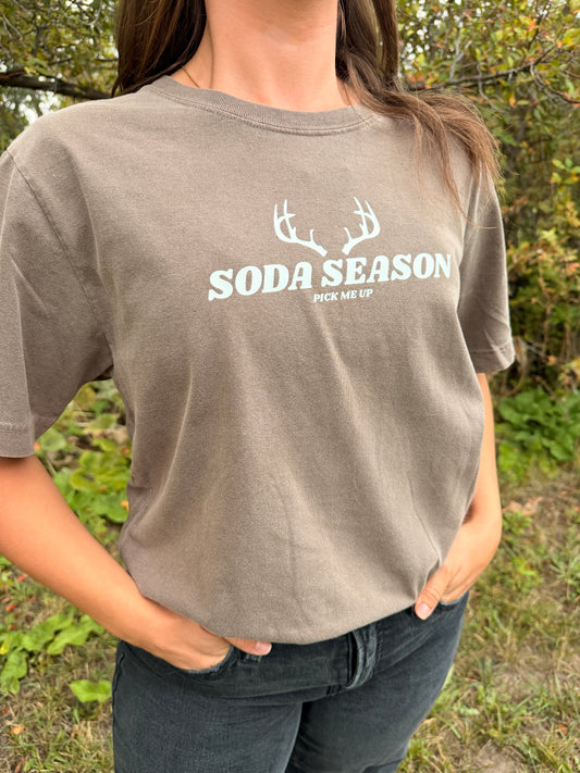 Pick Me Up - Soda Season - Bella Canvas Garment Dyed Unisex Tee - 4810GD