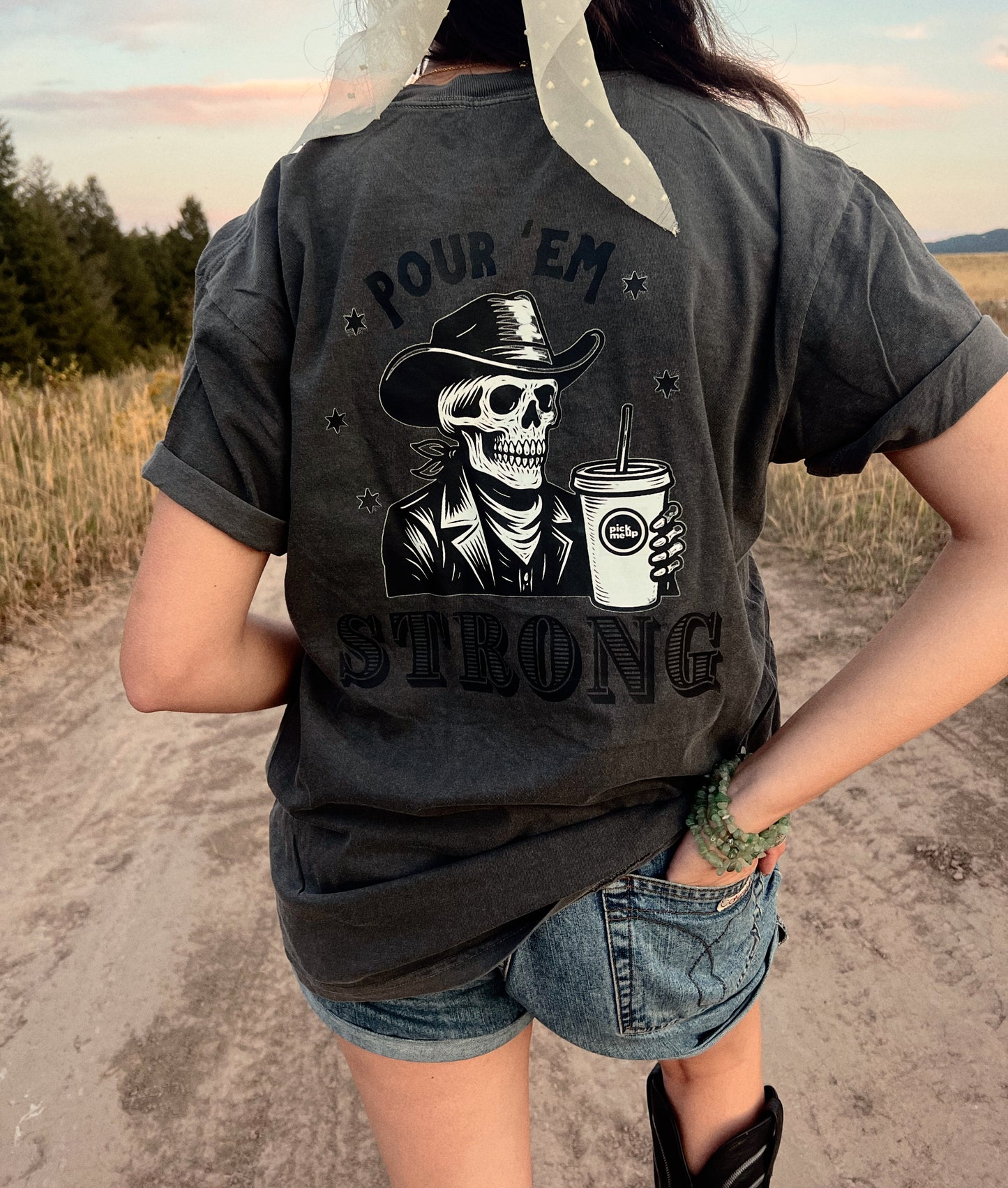 Pick Me Up - Pour 'Em Strong - Comfort Colors Tee