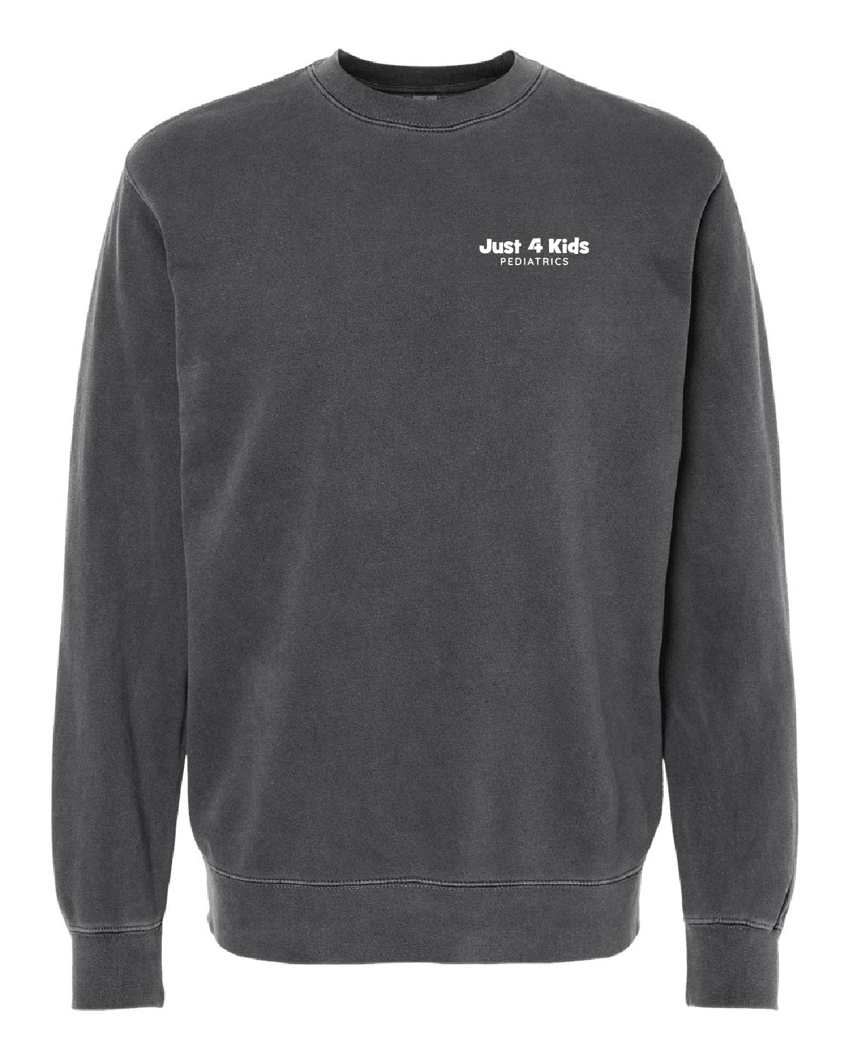 Independent Pigment Dye Sweatshirt - White Printed Design