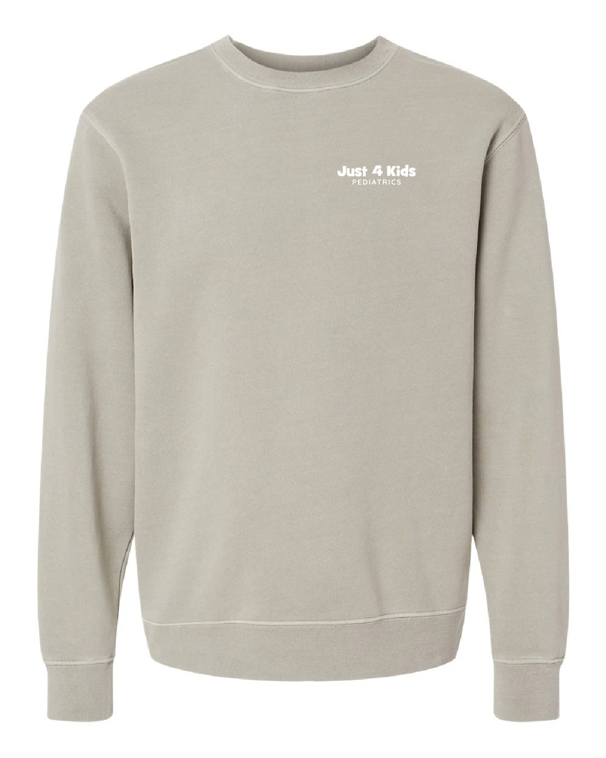 Independent Pigment Dye Sweatshirt - White Printed Design