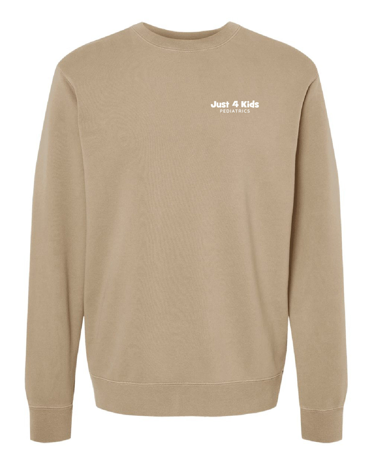 Independent Pigment Dye Sweatshirt - White Printed Design