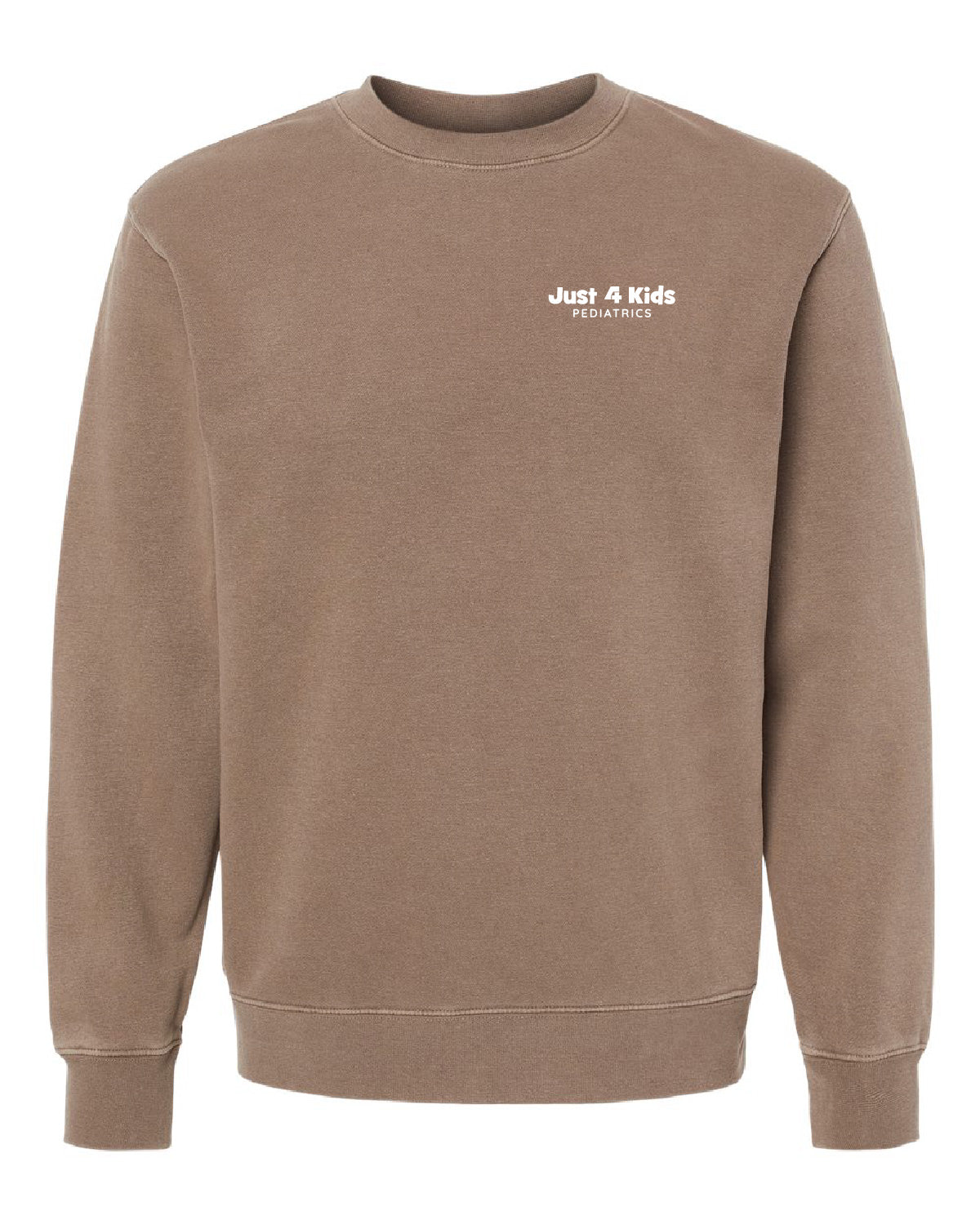Independent Pigment Dye Sweatshirt - White Printed Design