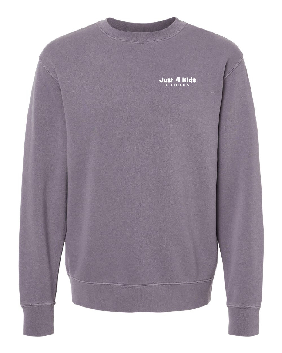 Independent Pigment Dye Sweatshirt - White Printed Design