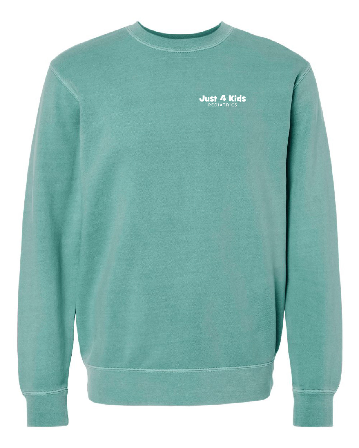 Independent Pigment Dye Sweatshirt - White Printed Design