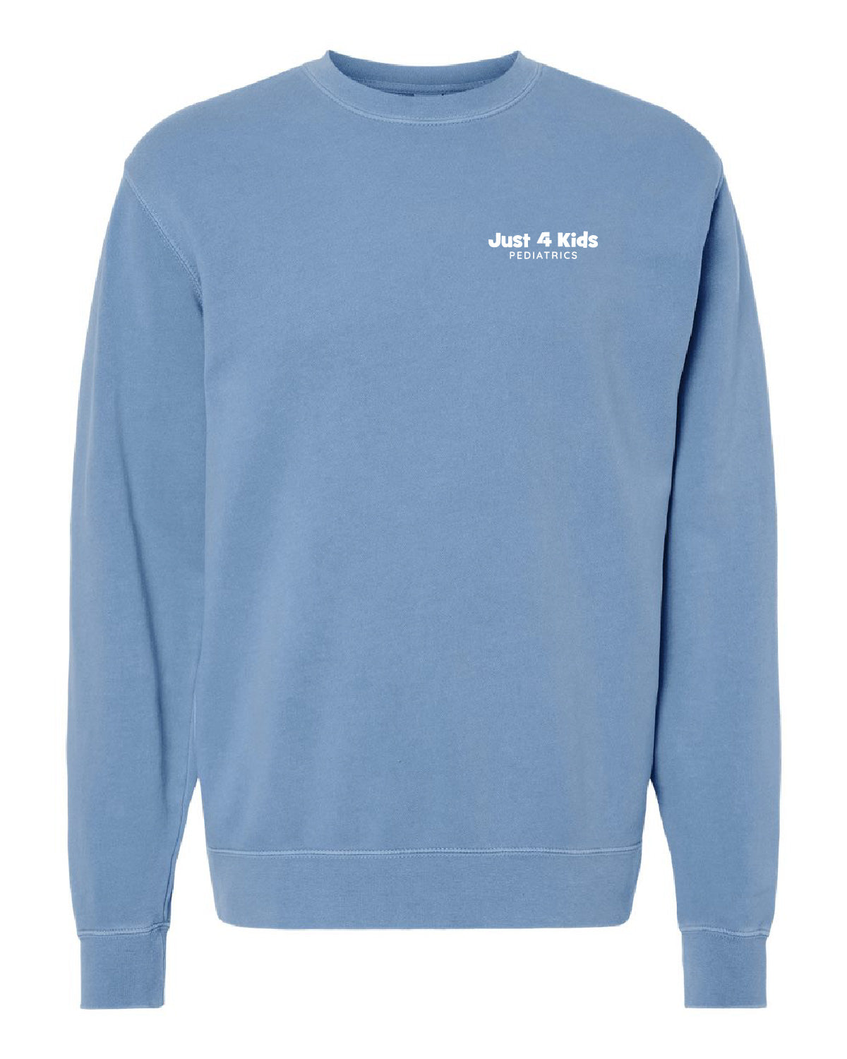 Independent Pigment Dye Sweatshirt - White Printed Design