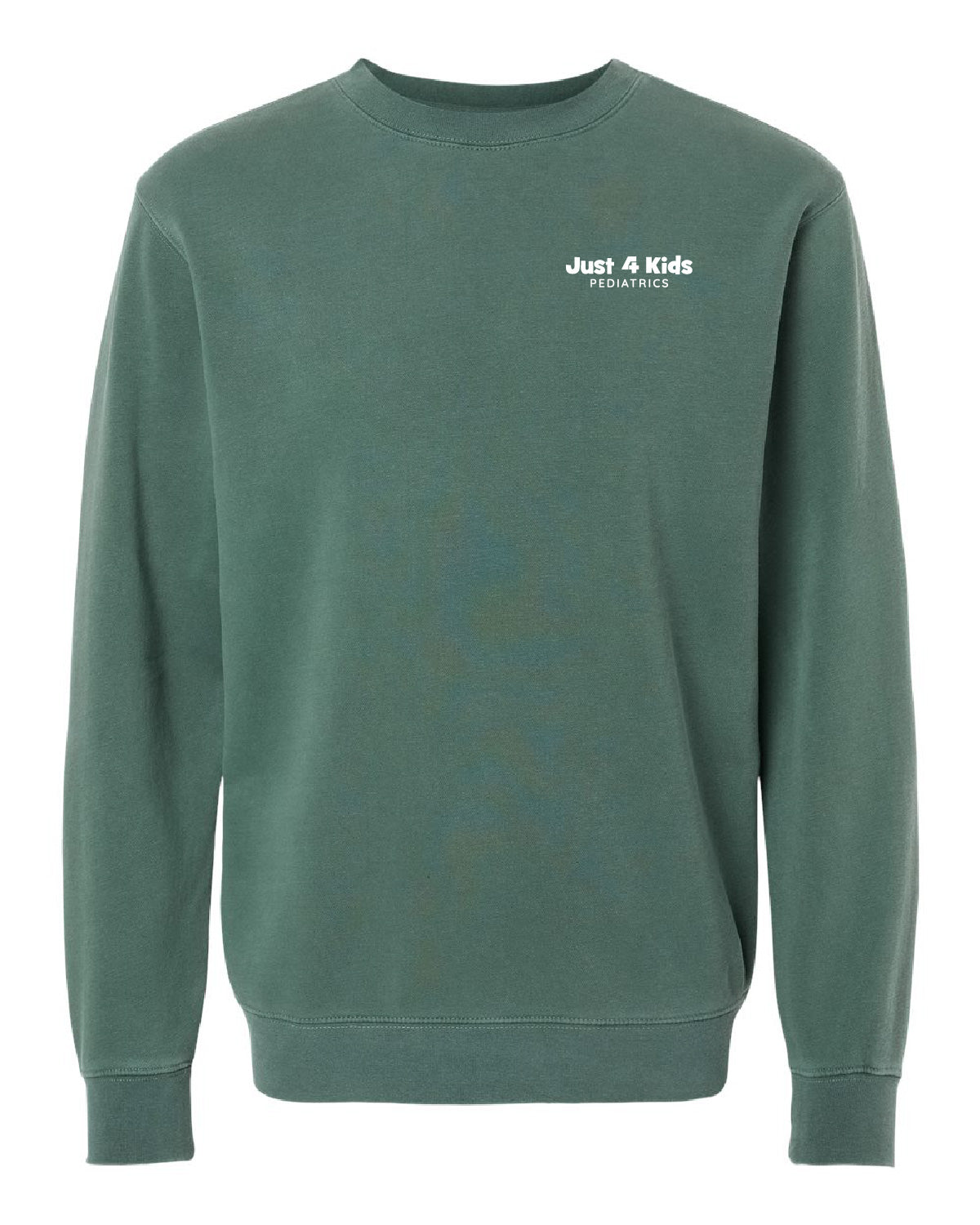 Independent Pigment Dye Sweatshirt - White Printed Design