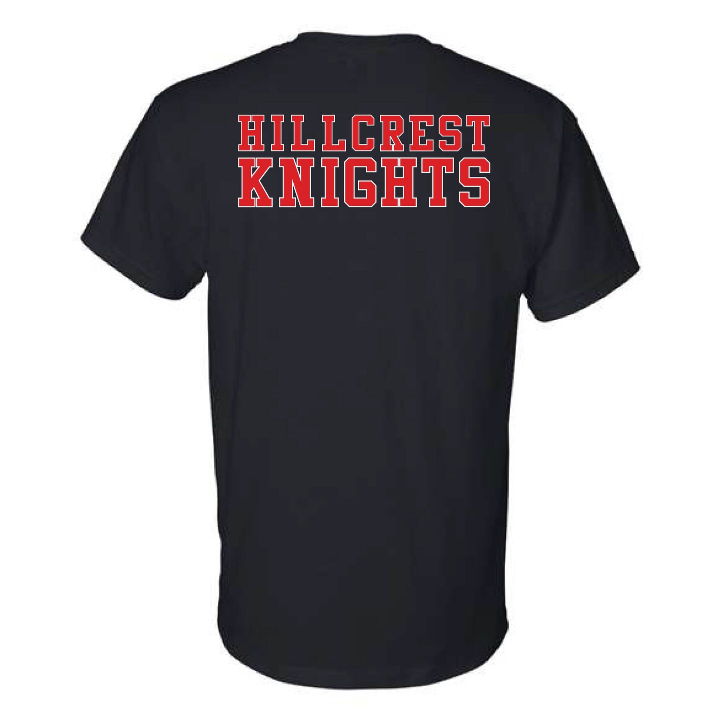 Hillcrest Knight Pocket w/ Hillcrest Knights on Back - Gildan Tee