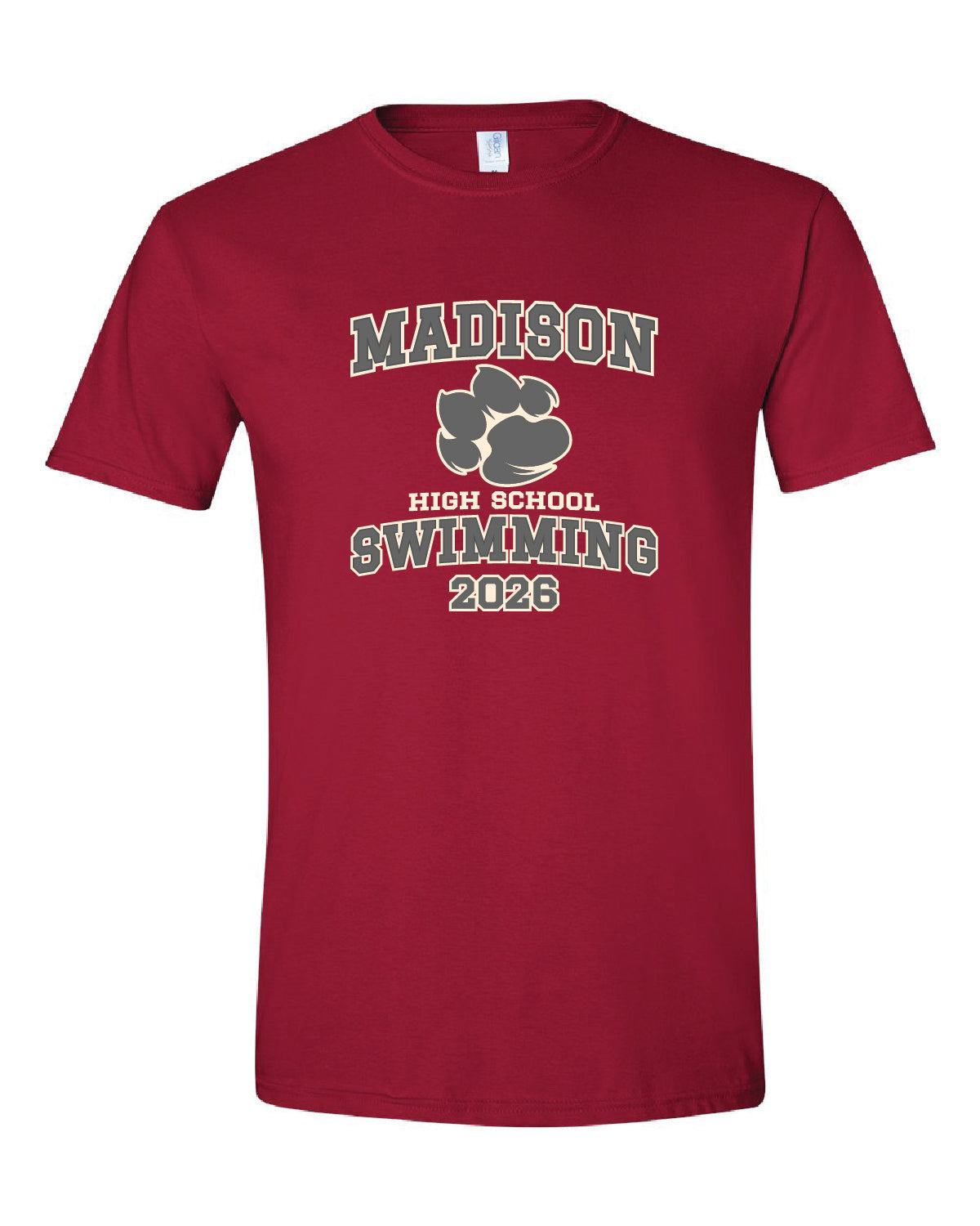 Gildan Softstyle Tee - Cardinal Red - Printed Design
