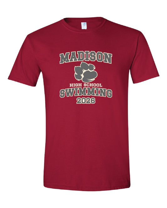 Gildan Softstyle Tee - Cardinal Red - Printed Design