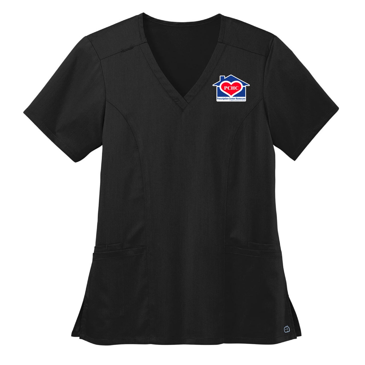 PCHC (Prescription Center Homecare) - PREMIUM Scrubs Women's Premiere Flex V-neck Top