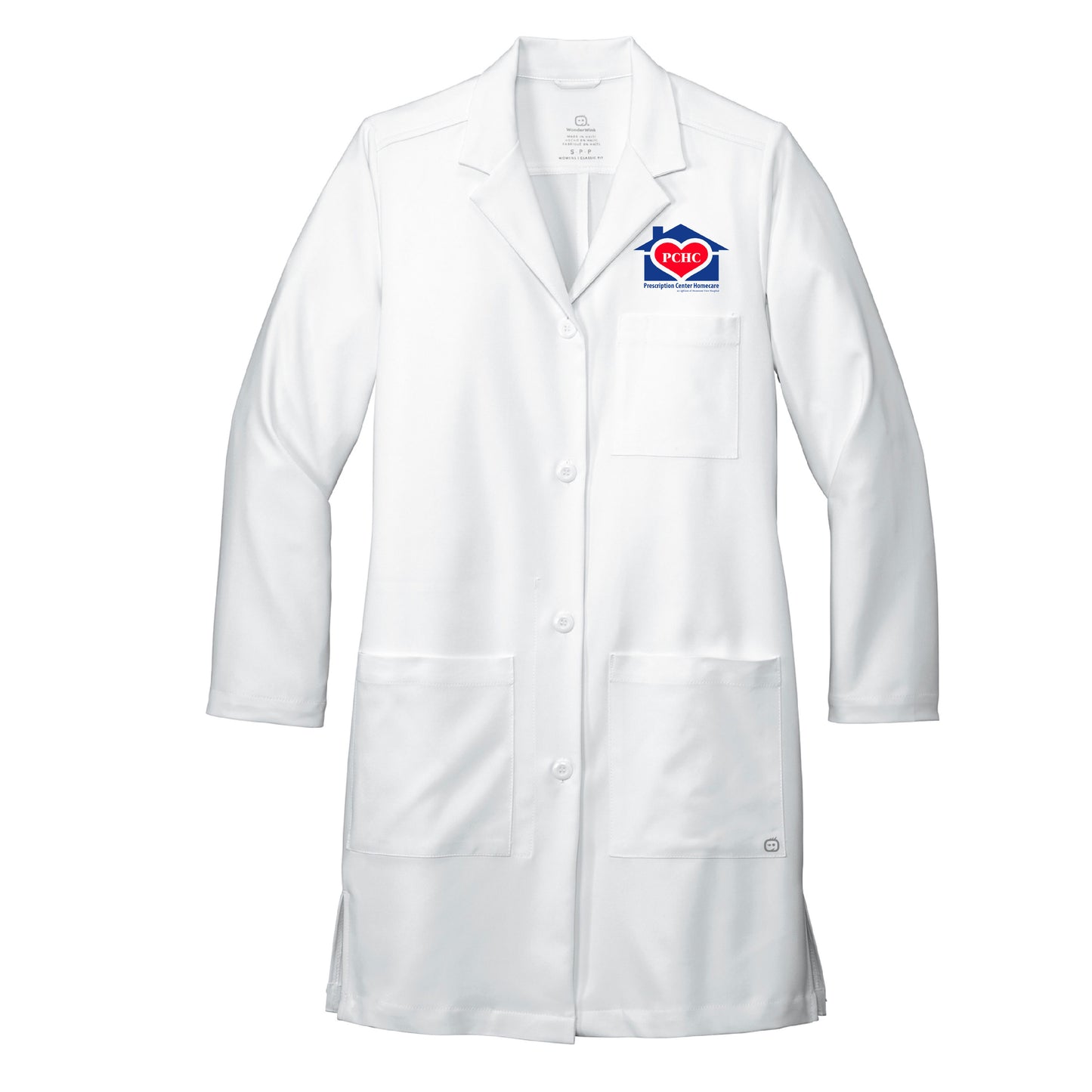 PCHC (Prescription Center Homecare) - Women's Long Lab Coat
