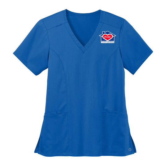 PCHC (Prescription Center Homecare) - PREMIUM Scrubs Women's Premiere Flex V-neck Top