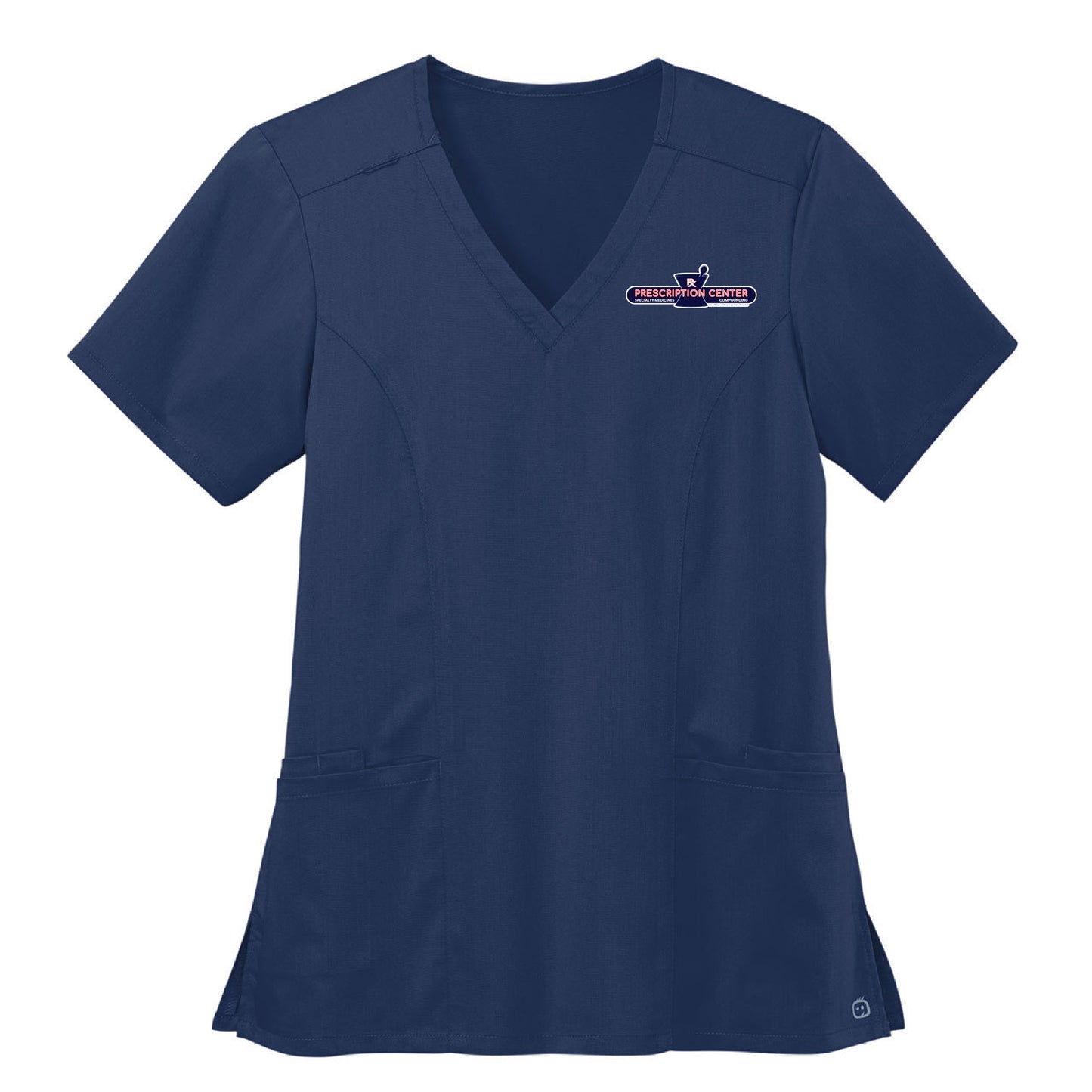 PCSMC (Prescription Center Specialty Medicines Compounding) - PREMIUM Scrubs Women's Premiere Flex V-neck Top