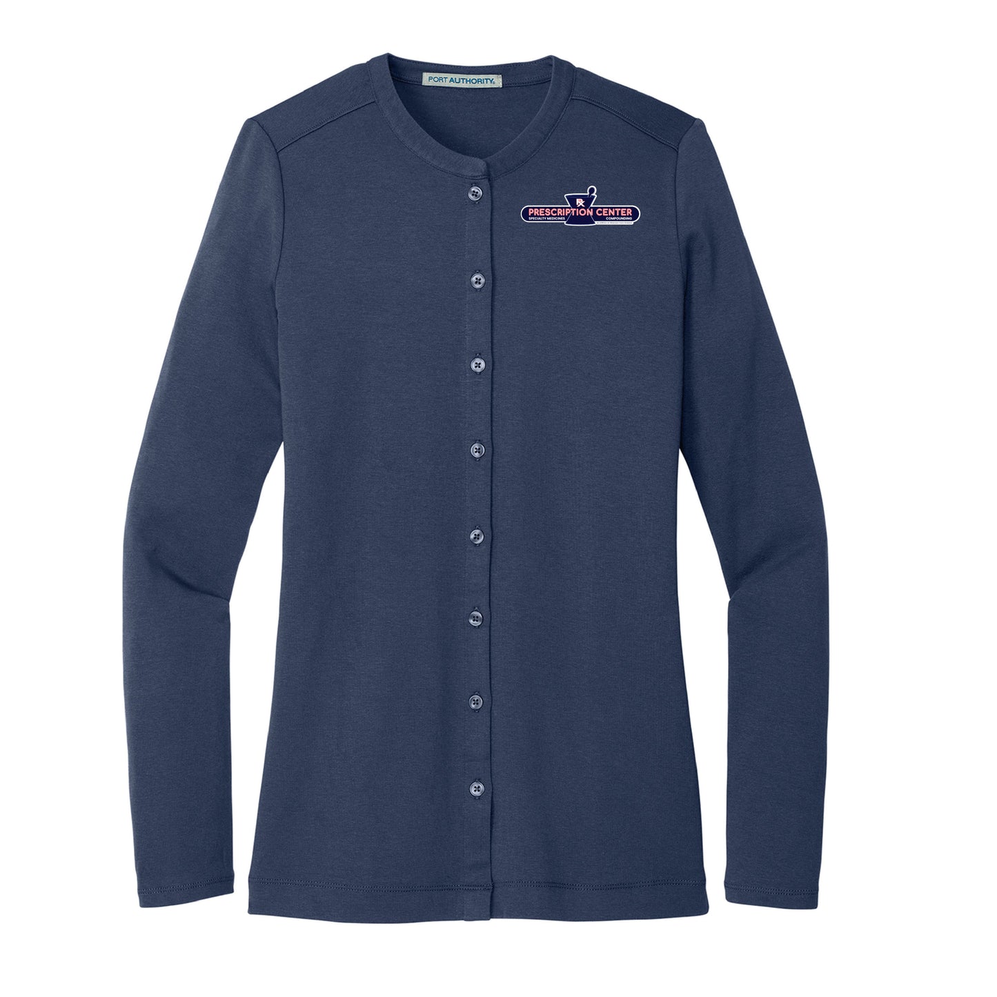 PCSMC (Prescription Center Specialty Medicines Compounding) - Women's Stretch Button-Front Cardigan