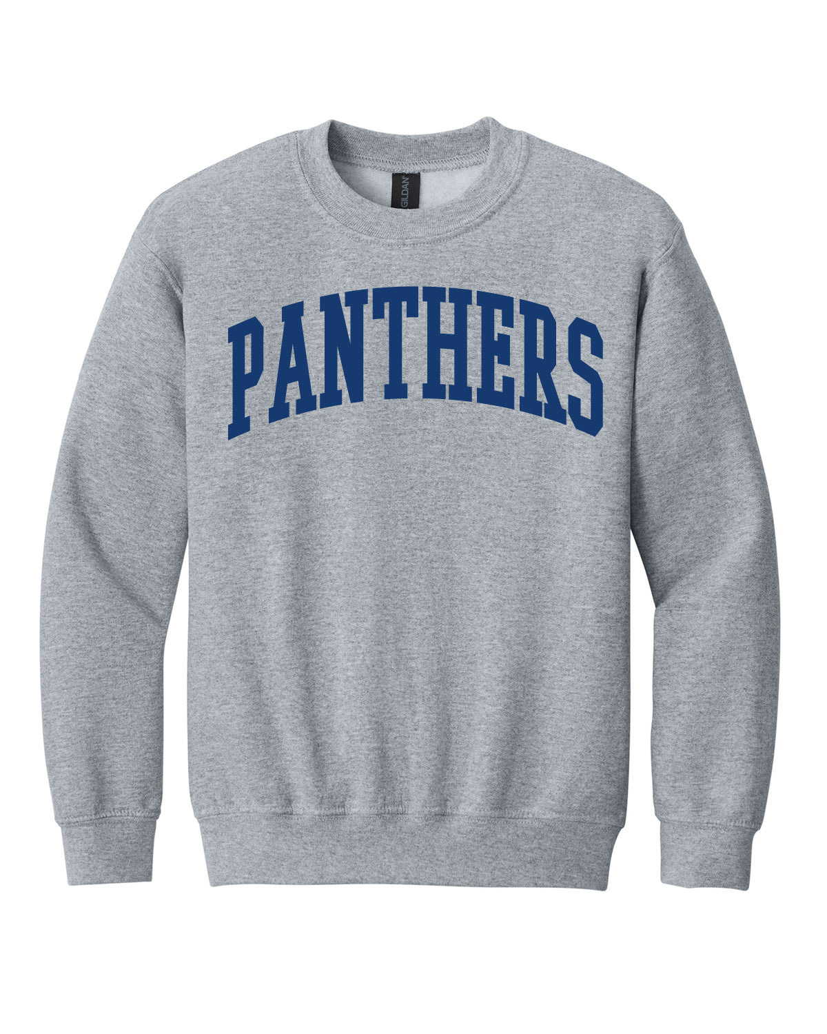 West Jefferson High School x VAST Apparel - Youth Gildan Crewneck - PANTHERS (Arched)