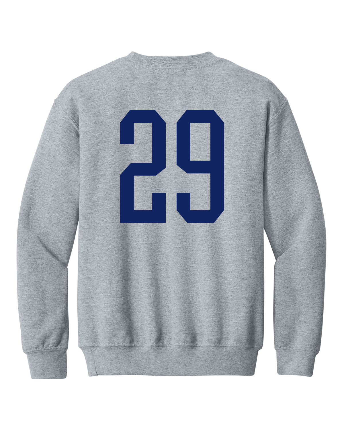 West Jefferson High School x VAST Apparel - Youth Gildan Crewneck - Panthers (Cursive) - Custom Number (Back)