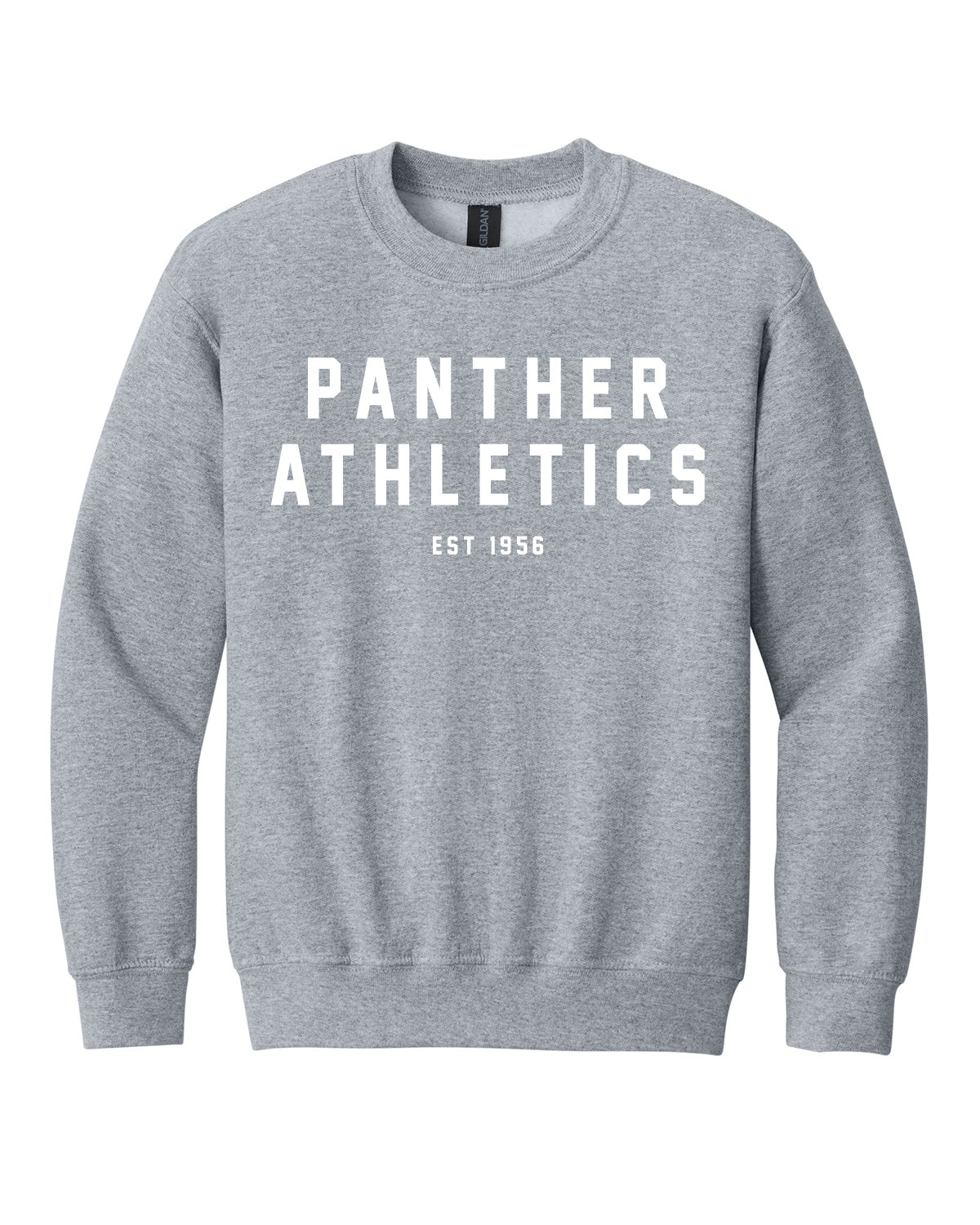 West Jefferson High School x VAST Apparel - Youth Gildan Crewneck - Panther Athletics Est 1956
