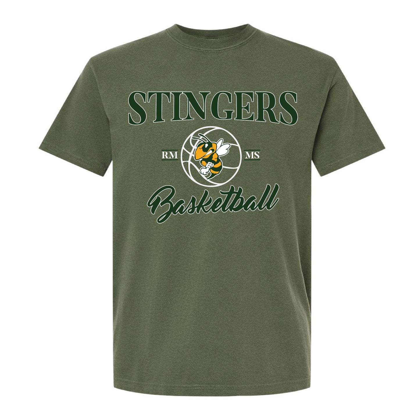 Stingers Basketball BEE Ball - Comfort Colors Tee