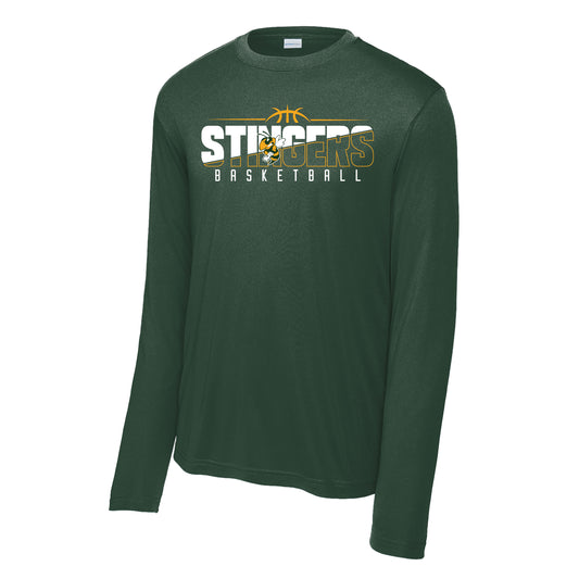 STINGERS (split) Basketball - Long Sleeve Warm Up Tee