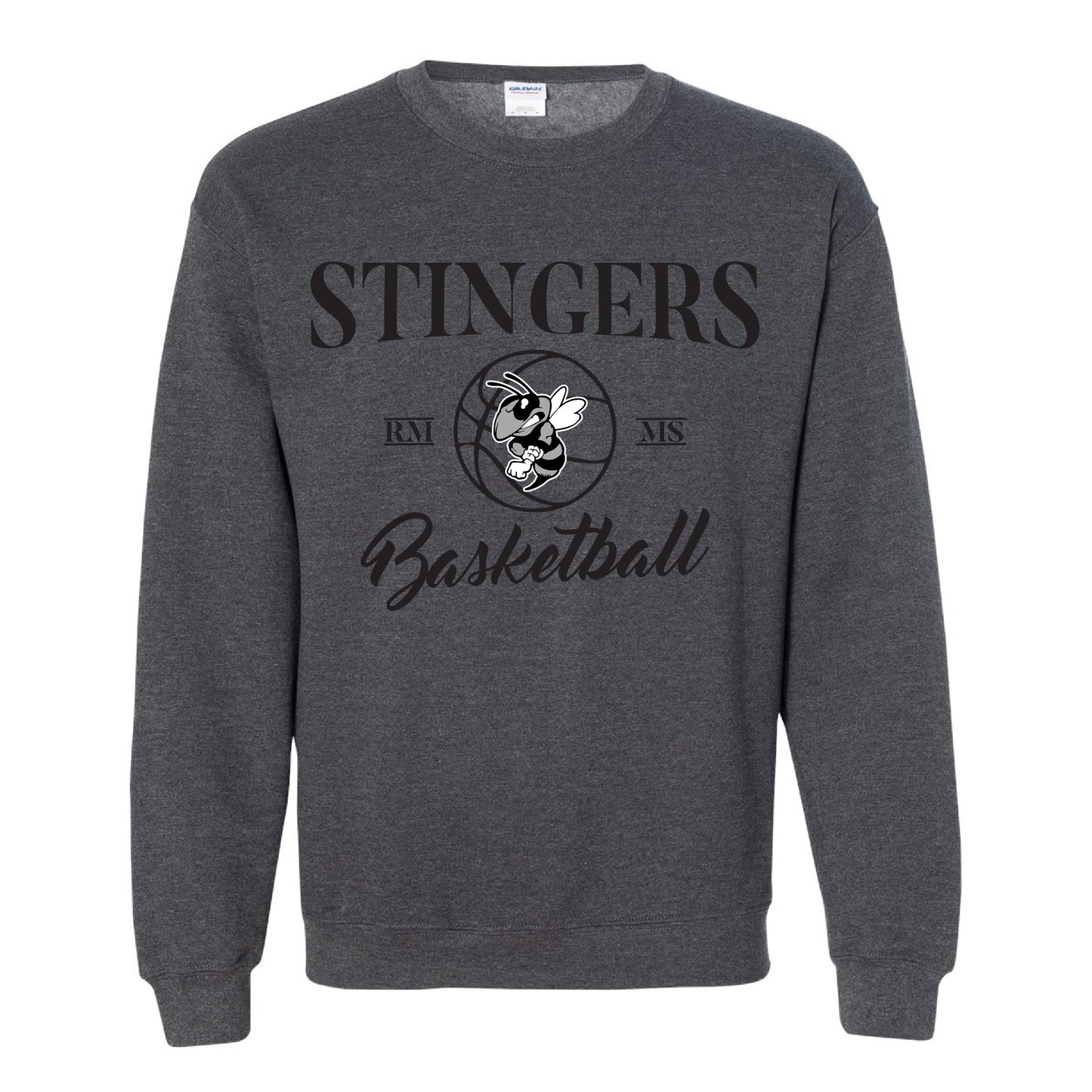 Stingers Basketball BEE Ball - Gildan Heavyweight Crewneck